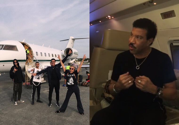 Lionel and Sofia Richie