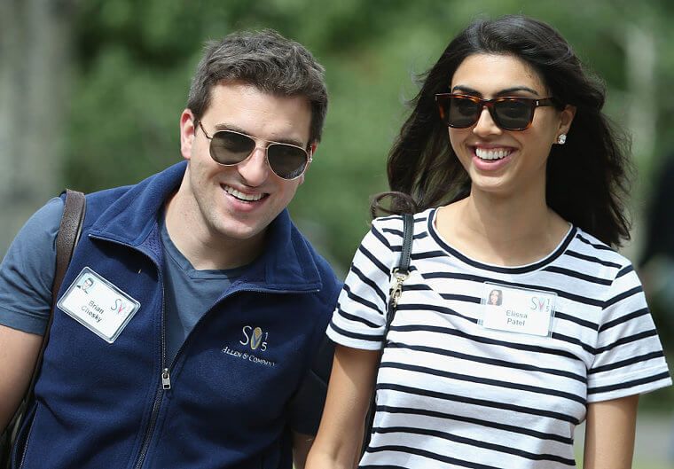 Brian Chesky And Elissa Patel Waverly