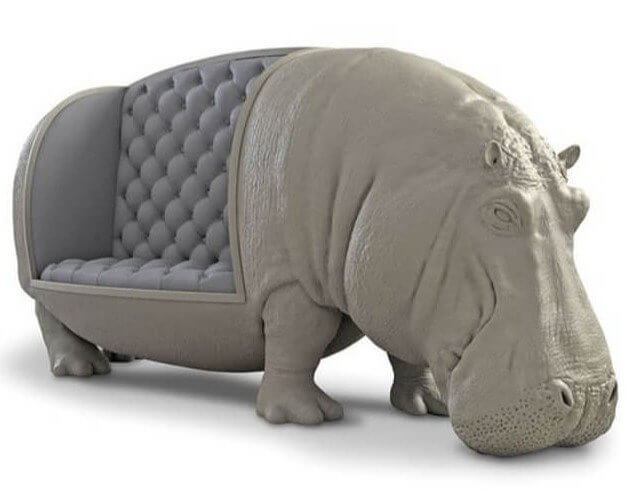 $95,000 Hippo Sofa