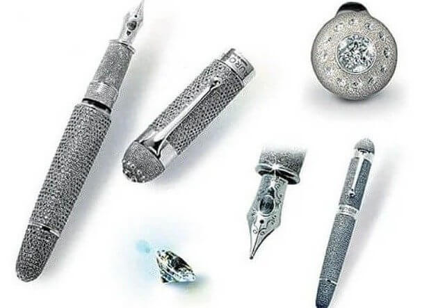 $1,300,000 Diamond Encrusted Pen