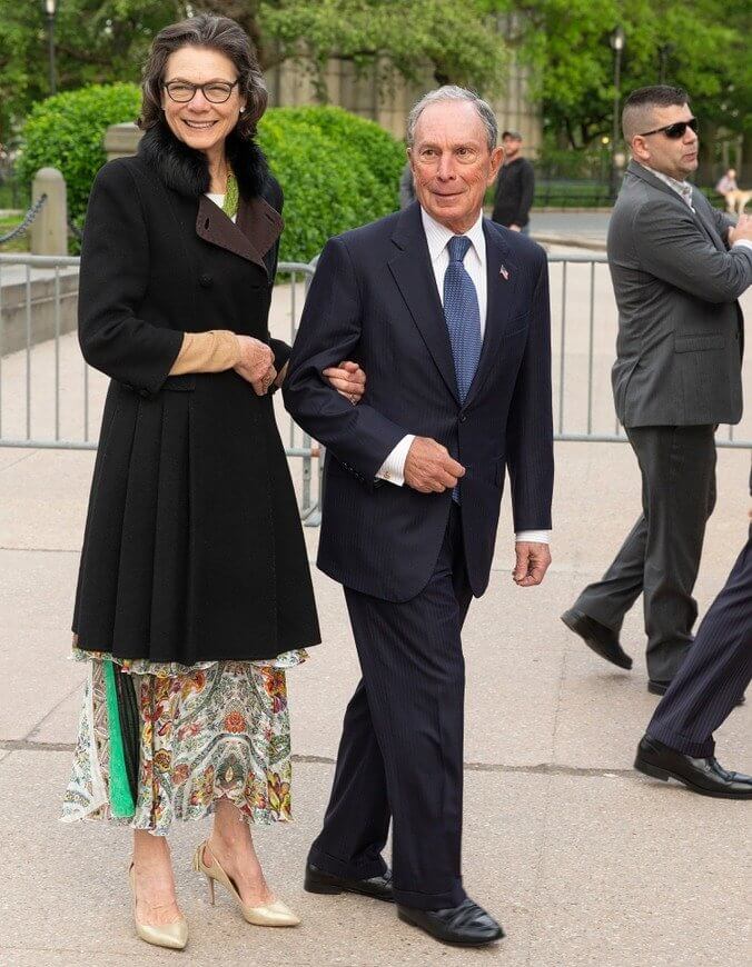 Michael Bloomberg And Diana Taylor