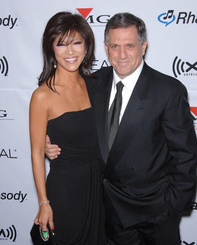 Leslie Moonves And Julie Chen
